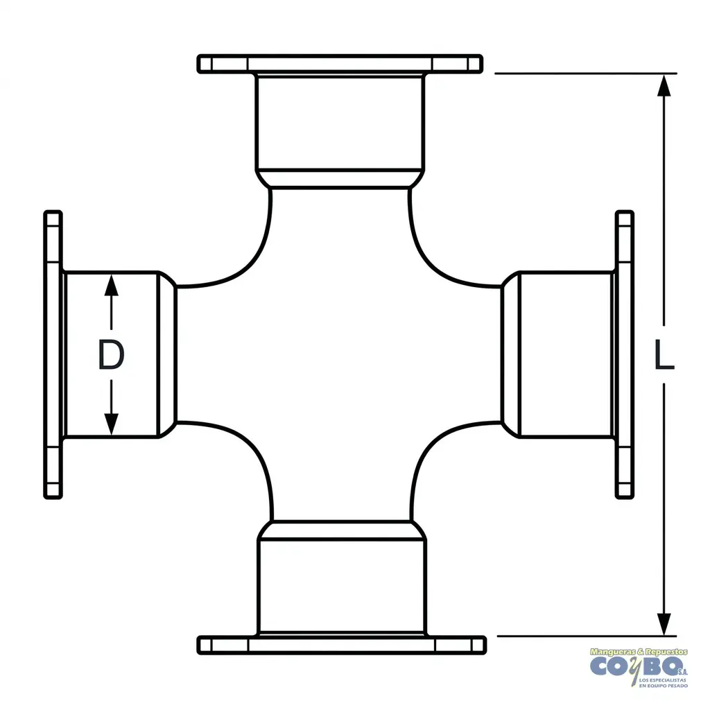 UNION BARRA D=1-15/16 L=7" EM69150